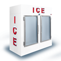 Leer L075UAGP 73-Inch Glass Door Indoor Ice Merchandiser - 75 Cu. Ft.