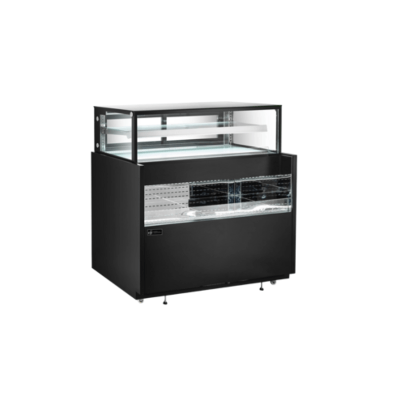EFI CGOMD-6060 59.9" Dual System Refrigerated Merchandising Display Case - Black