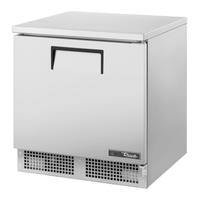 True Refrigeration TFT-32-HC 32" Solid Door Worktop Refrigerator