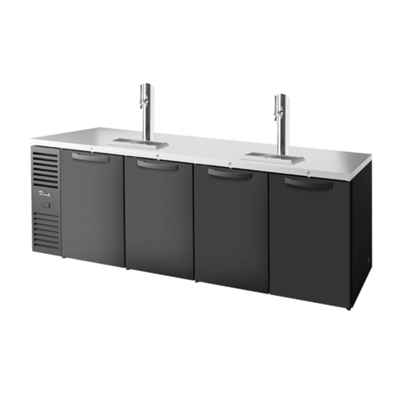 True TDR108-RISZ1-L-B-SSSS-1 108-Inch Four-Door Commercial Draft Beer Cooler