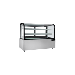 EFI CGCM-7348 72.4-Inch Refrigerated Deli and Bakery Curved Glass Showcase