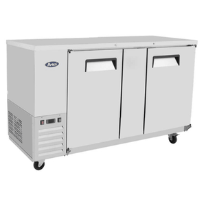 Atosa SBB69GRAUS1 68" Two-Door Shallow Depth Back Bar Cooler