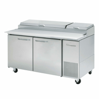 Blue Air BAPP67-HC 67-Inch Commercial 2-Door Refrigerated Pizza Prep Station