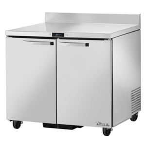 True TWT-36-HC~SPEC3 36-Inch Two-Section Stainless Steel Worktop Refrigerator