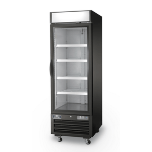 Arctic Air AFGDM23 27" Black Single Glass Door Display Freezer