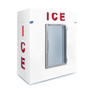 Leer L065UAGP 64" Indoor Ice Display Freezer, 65 Cubic Feet