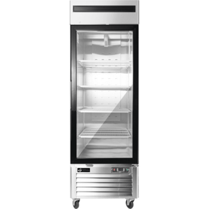 EFI FI1-27GDSVC 27-Inch Stainless Steel Glass Door Ice Cream Merchandiser