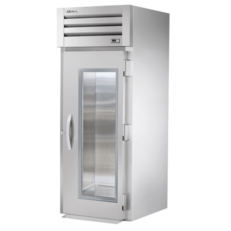 True Spec Series STR1RRI-1G-HC 1-Section Glass Door Roll-In Refrigerator