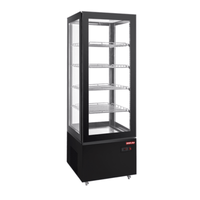 New Air NUDC-21-S Vertical Glass Refrigerated Merchandiser, 8.83 Cubic Feet