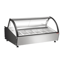 New Air NCGD-46-S 46" Countertop Gelato Merchandising Freezer
