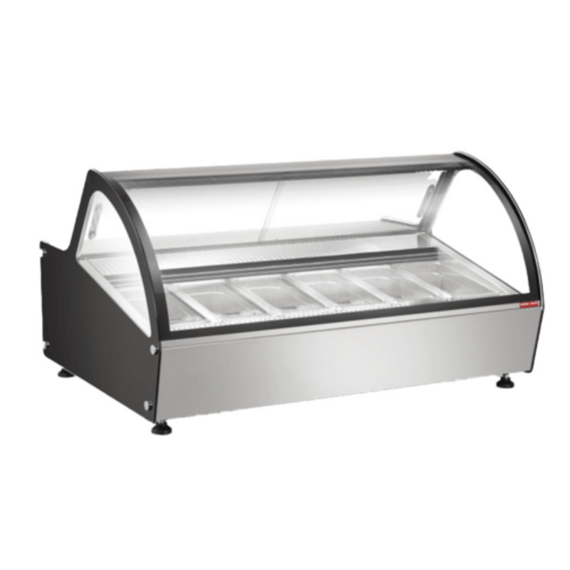 New Air NCGD-46-S 46" Countertop Gelato Merchandising Freezer