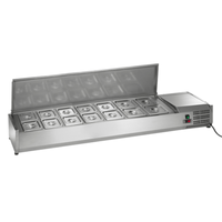 Arctic Air ACP63 63-Inch Stainless Steel Refrigerated Countertop Prep Rail
