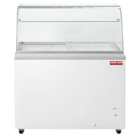 New Air NIF-41-DC 41" Commercial Flat Glass Ice Cream Dipping Cabinet