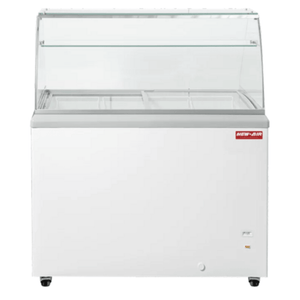 New Air NIF-41-DC 41" Commercial Flat Glass Ice Cream Dipping Cabinet
