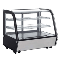 EFI CGCM-CT-2727 27.6-Inch Countertop Refrigerated Curved Glass Display Case