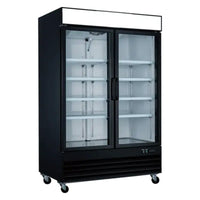G1.2BM2F-HC Two Swinging Glass Door Refrigerator - 54" Width Calgary Commercial Refrigeration