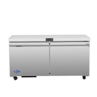 Atosa AUR60SD 60-1/4" Reach-In Undercounter Refrigerator, 15 Cu. Ft.
