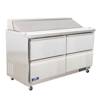 Arctic Air AST(D)60R 61.25" Four-Drawer Refrigerated Sandwich & Salad Prep Table