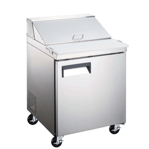 Ancaster AFE-PTS-27 27.5-Inch Single Door Sandwich and Salad Prep Table