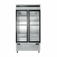EFI Versa-Chill C2-39GDSVC 39.5-Inch Two-Door Glass Merchandiser Refrigerator