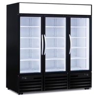 Minus Forty 72-UTGF 78-Inch Three-Door Merchandising Display Freezer