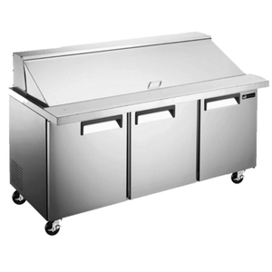 EFI Sales Ltd. CMDR3-72VCX 70.4" X-Line Mega Top Refrigerated Prep Table