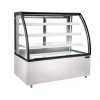 EFI CGCM-6156 60.6" Refrigerated Curved Glass Display Cabinet
