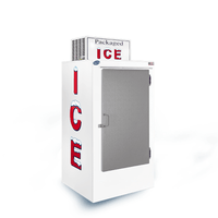 Leer L030UASP 36-Inch Outdoor Solid Door Ice Merchandiser, 30 Cu. Ft.