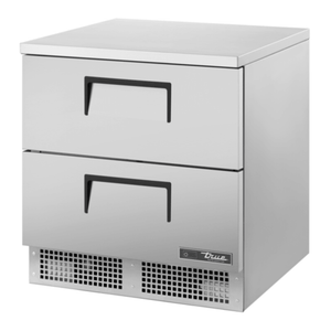 True TFT-32D-2-HC 32-Inch Worktop Refrigerator with 2 Drawers