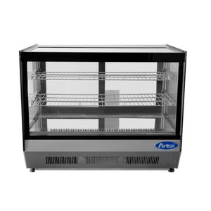 Atosa CRDS-42 4.2 Cu. Ft. Countertop Refrigerated Display Cooler with Straight Front Glass