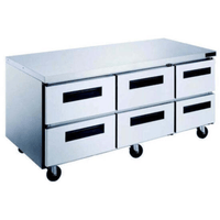 New Air NUR-72-6D Signature Series 72.5-Inch 6-Drawer Undercounter Refrigerator