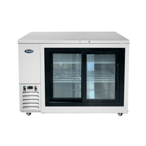Atosa SBB48SGGRAUS1 48-Inch Glass Door Commercial Back Bar Cooler with Shallow Depth