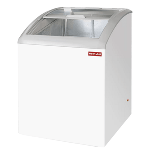New Air NIF-24-CG 24.25-Inch Curved Glass Ice Cream Display Case (3.6 Cu. Ft.)