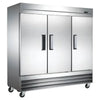 3RR Triple Solid Door Cooler - 81" Width Calgary Commercial Refrigeration