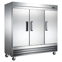 3RR Triple Solid Door Cooler - 81" Width Calgary Commercial Refrigeration