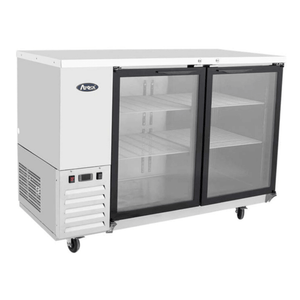 Atosa SBB59GGRAUS1 57-3/4" Glass Door Back Bar Cooler with Shallow Depth