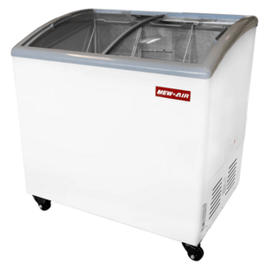 New Air NIF-35-CG 35" Curved Glass Ice Cream Merchandising Freezer