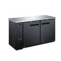 EFI CBBDR2-60CC 60.8-Inch Classic-Chill Two-Door Refrigerated Back Bar Cooler