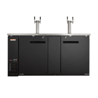 New Air NBD-69-SB 69-Inch Commercial Draft Beer Cooler with Talos Towers