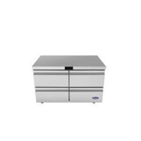 Atosa AUR48D4 48.25-Inch Two-Section Undercounter Refrigerator with 4 Drawers