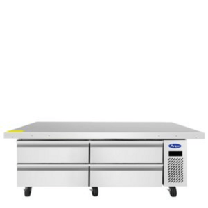 Atosa MGF8464GR 76-Inch 4-Drawer Commercial Freezer Chef Base