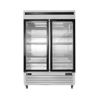 EFI Versa-Chill F2-54GDSVC 54.4-Inch 2-Door Glass Merchandising Freezer