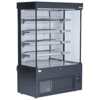 New Air NOM-52-S 51.25" Open Refrigerated Merchandiser Display Case, 23.9 Cu. Ft.
