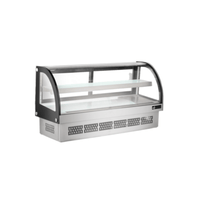 EFI CGCM-CT-6033 60.5-Inch Curved Glass Drop-In Refrigerated Display Merchandiser