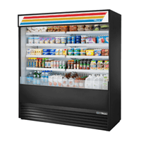 True TOAM-72-HC~TSL01 72-Inch Vertical Air Curtain Refrigerated Display