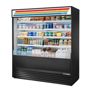 True TOAM-72-HC~TSL01 72-Inch Vertical Air Curtain Refrigerated Display