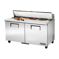 True TSSU-60-16-HC 60.38-Inch Commercial Sandwich & Salad Prep Table with 2 Doors