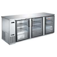 EFI CBBSGD3-90CC 90.4" Classic-Chill 3-Glass Door Back Bar Cabinet