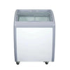 XS-160YX Curved Glass Top Chest Freezer - 26" Width Calgary Commercial Refrigeration