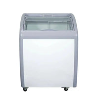 XS-160YX Curved Glass Top Chest Freezer - 26" Width Calgary Commercial Refrigeration